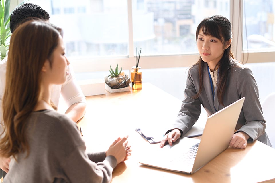 気になるハウスメーカーのブースにて個別相談会イメージ